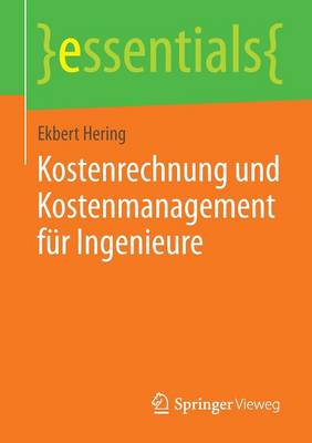 Cover of Kostenrechnung und Kostenmanagement fur Ingenieure