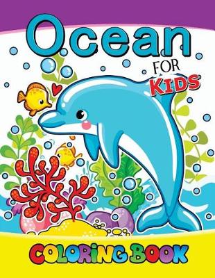 Book cover for Ocean for kids coloring book