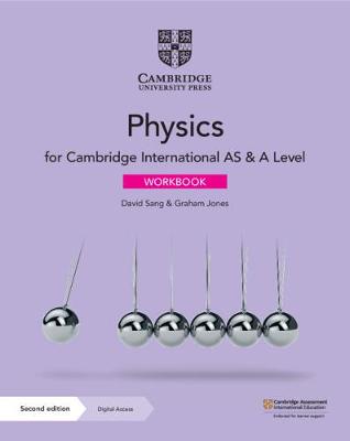 Book cover for Cambridge International AS & A Level Physics Workbook with Digital Access (2 Years)