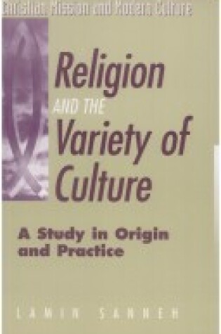 Cover of Religion and the Variety of Culture