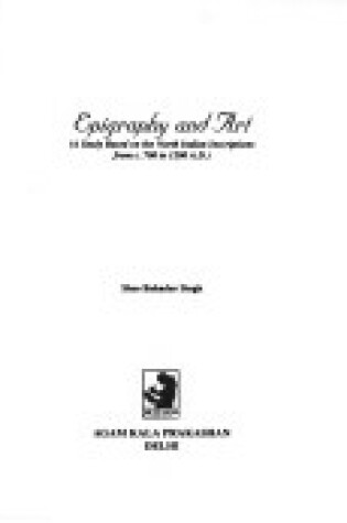 Cover of Epigraphy and Art
