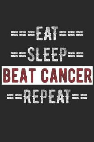 Cover of Cancer Fighter Journal - Eat Sleep Beat Cancer Repeat