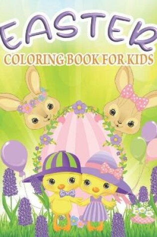 Cover of Easter Coloring Book For Kids