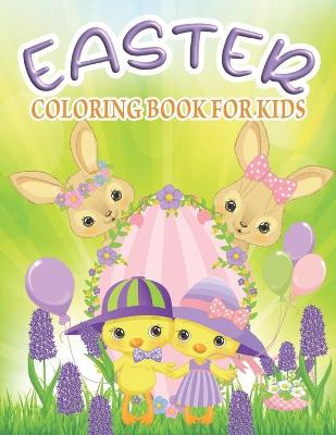 Book cover for Easter Coloring Book For Kids