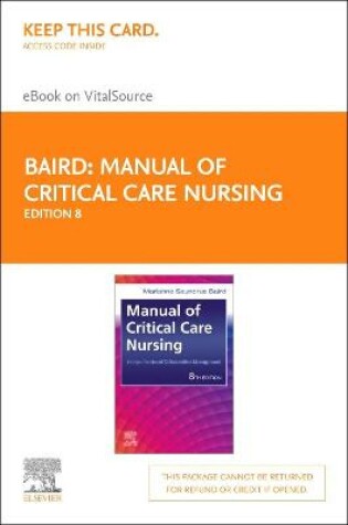 Cover of Manual of Critical Care Nursing - Elsevier eBook on Vitalsource (Retail Access Card): Nursing Interventions and Collabor