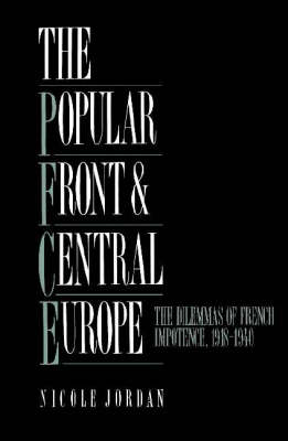 Book cover for The Popular Front and Central Europe