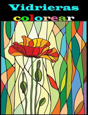 Book cover for Vidrieras colorear