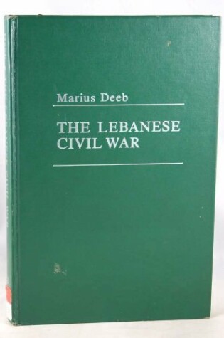 Cover of Lebanese Civil War