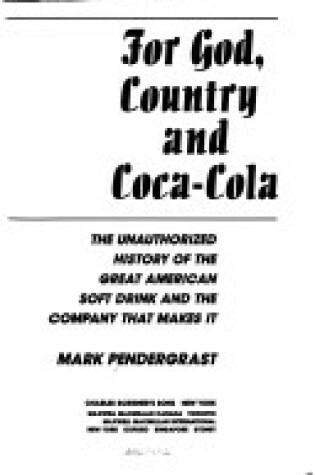 Cover of For God, Country, and Coca-Cola