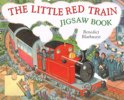Book cover for The Little Red Train Jigsaw Book