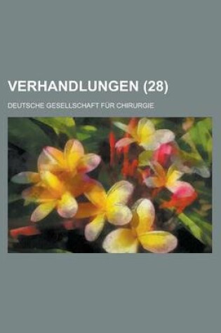 Cover of Verhandlungen (28)