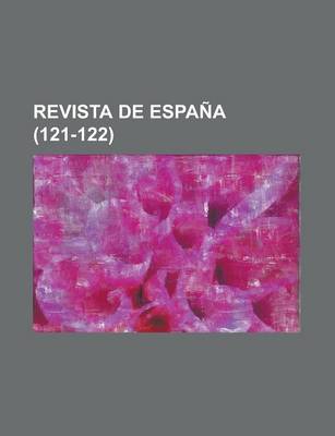 Book cover for Revista de Espana (121-122)