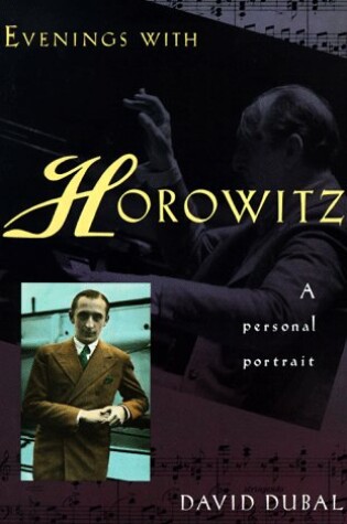 Cover of Evenings with Horowitz: a Personal Portrait