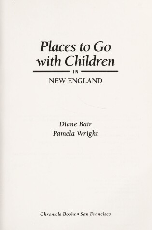 Cover of Places Children New Engl '90