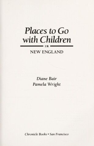 Book cover for Places Children New Engl '90