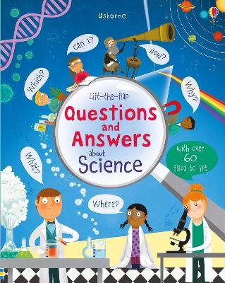 Book cover for Lift-the-flap Questions and Answers about Science