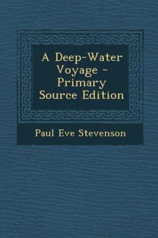 Cover of A Deep-Water Voyage