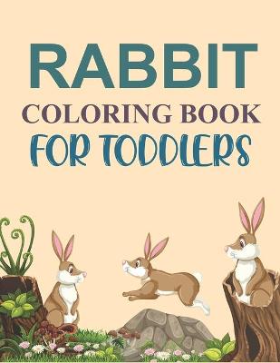 Book cover for Rabbit Coloring Book For Toddlers