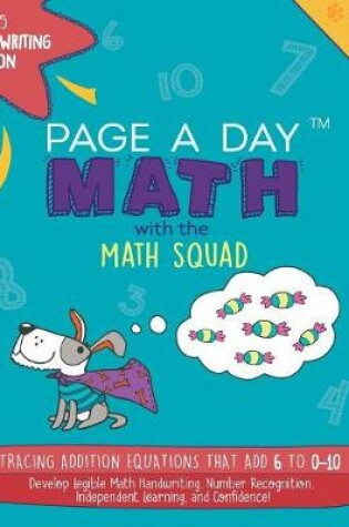 Cover of Page a Day Math, Math Handwriting Introduction Book 6