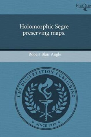 Cover of Holomorphic Segre Preserving Maps