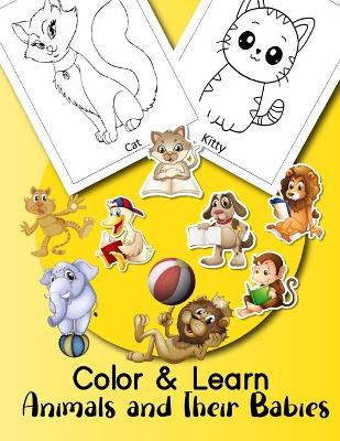 Book cover for Color & Learn Animals and Their Babies