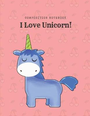 Book cover for Rainbow Unicorn Composition Book