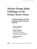 Book cover for Nuclear Energy Safety Challenges In The Former Soviet Union