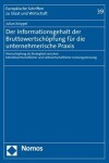 Book cover for Der Informationsgehalt Der Bruttowertschopfung Fur Die Unternehmerische Praxis