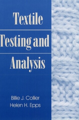 Cover of Textile Testing and Analysis