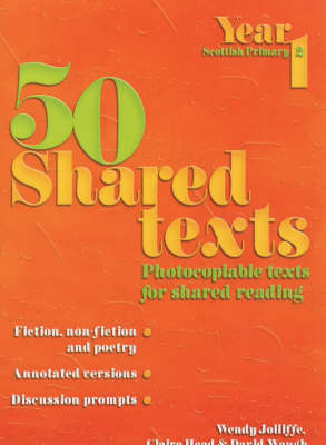 Book cover for 50 Shared Texts for Year 1