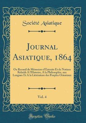 Book cover for Journal Asiatique, 1864, Vol. 4