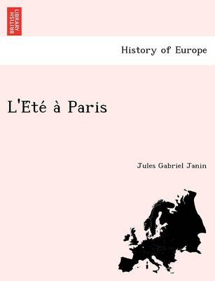 Book cover for L'e Te a Paris