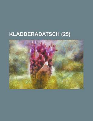 Book cover for Kladderadatsch (25 )