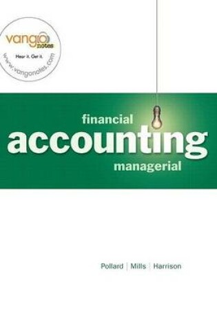 Cover of Financial and Managerial Accounting, Chapters 15-24, and Myaccountinglab 12-Month Access Code Package