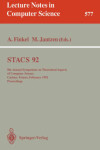 Book cover for STACS 92