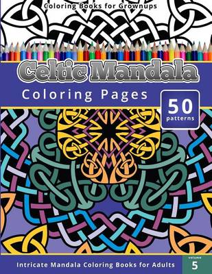 Book cover for Celtic Mandala Coloring Pages