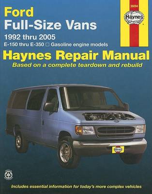 Book cover for Ford Full-Size Vans (92 - 05)