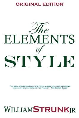 Book cover for The Elements of Style