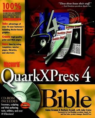 Book cover for "Macworld" QuarkXPress 4 Bible