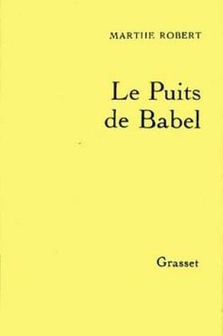 Cover of Le Puits de Babel