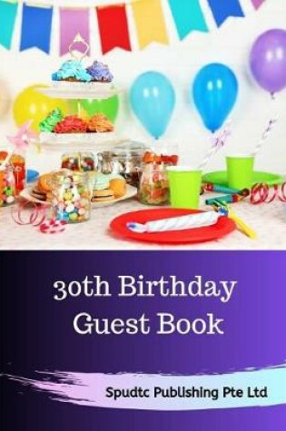 Cover of 30th Birthday Guest Book