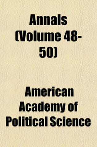 Cover of Annals (Volume 48-50)