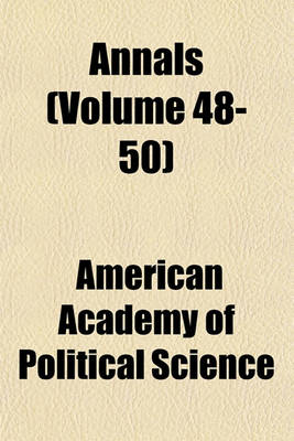 Book cover for Annals (Volume 48-50)