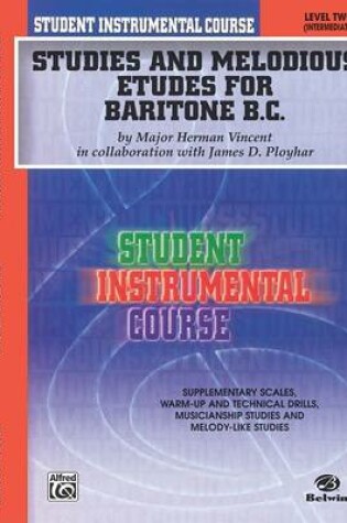 Cover of Studies and Melodious Etudes for Baritone BC, 2