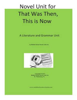 Book cover for Novel Unit for That Was Then This is Now