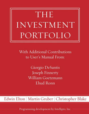 Book cover for The Investment Portfolio Users Manual and Software