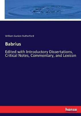 Book cover for Babrius