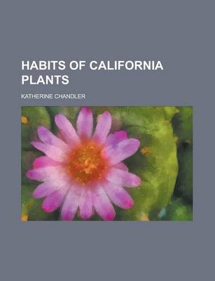 Book cover for Habits of California Plants