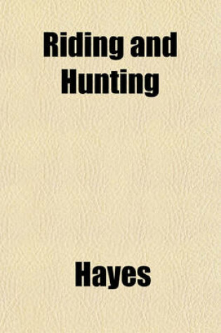 Cover of Riding and Hunting