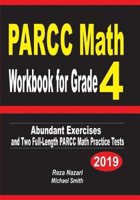 Book cover for PARCC Math Workbook for Grade 4